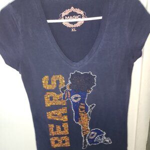 Women XL Chicago Bears fitted Shirt